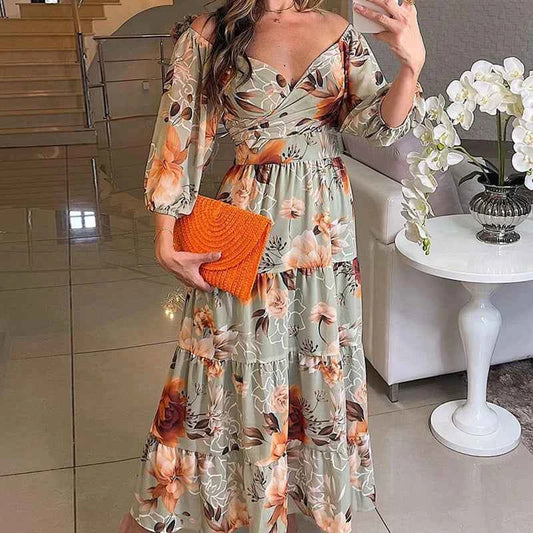 Women Print High Waist Holiday