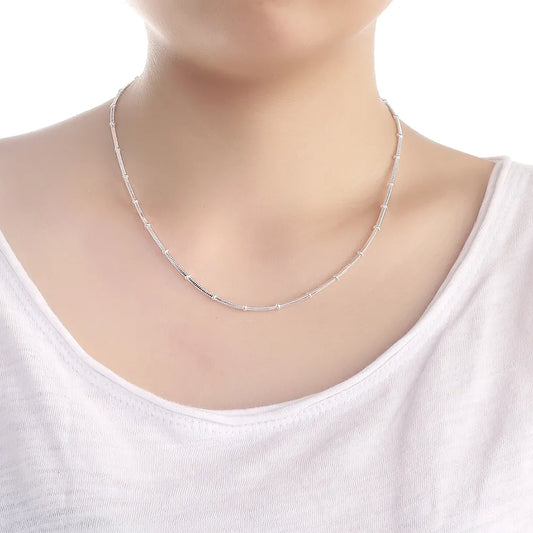 Sterling Silver Necklace Snake chain
