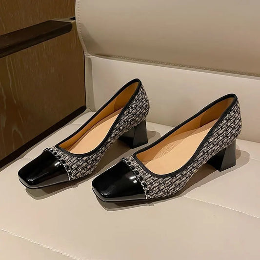 Chain Design Genuine Leather