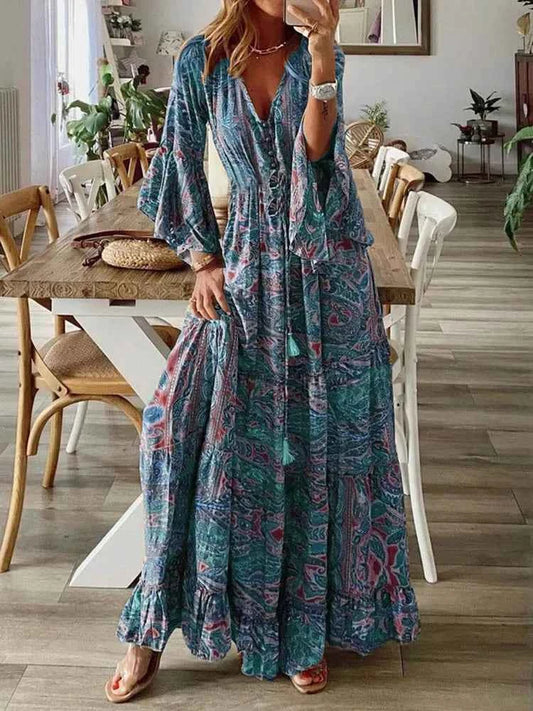 Bohemian Beach Maxi Dress