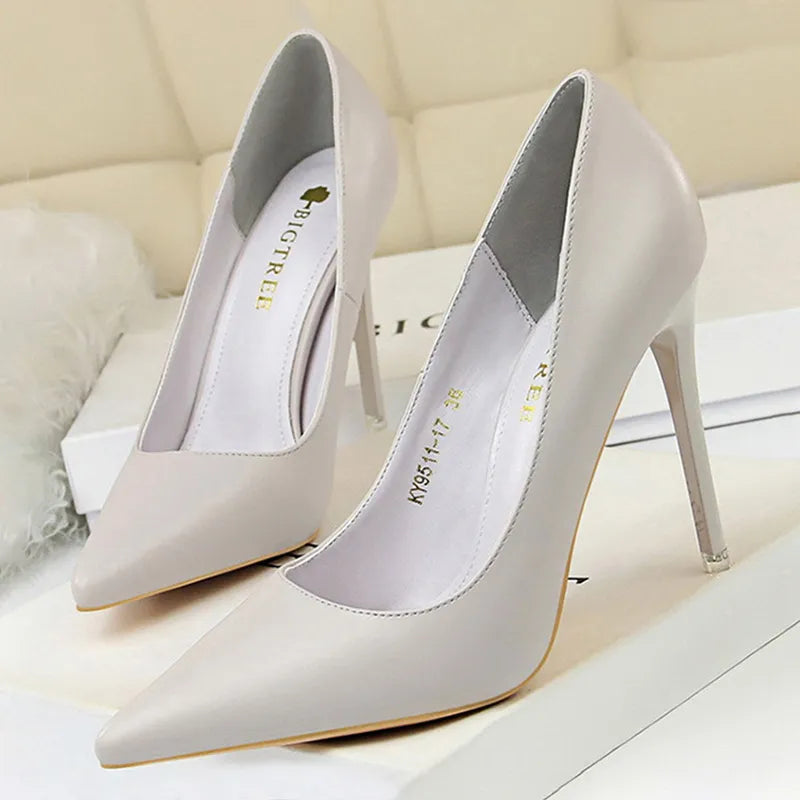 Shoes Women Pumps Fashion High Heels
