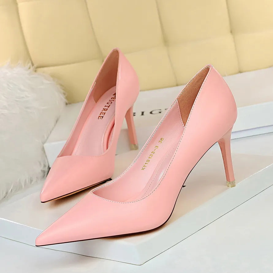 Shoes Women Pumps Fashion High Heels