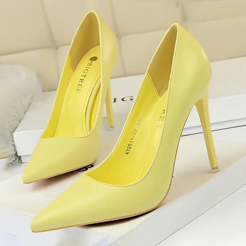 Shoes Women Pumps Fashion High Heels
