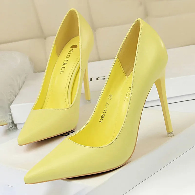 Shoes Women Pumps Fashion High Heels