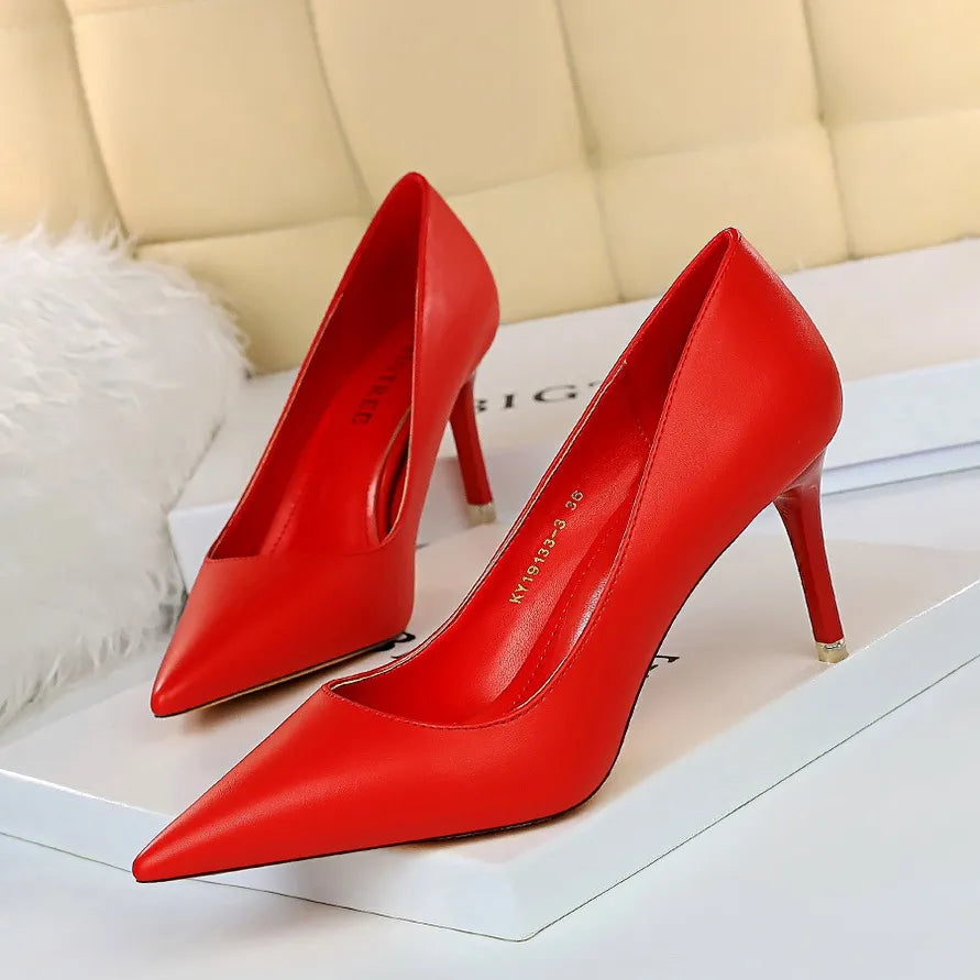 Shoes Women Pumps Fashion High Heels